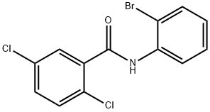 N-(2-bromophenyl)-2,5-dichlorobenzamide Struktur