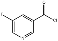 5-Fluoro-nicotinoyl chloride Struktur