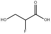 Propanoic acid, 2-fluoro-3-hydroxy- Struktur