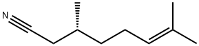 (3R)-3,7-dimethyloct-6-enenitrile Struktur