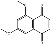 5,7-dimethoxynaphthalene-1,4-dione Struktur