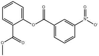 methyl 2-[(3-nitrobenzoyl)oxy]benzoate Struktur