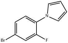 1-(4-bromo-2-fluorophenyl)-1H-pyrrole Struktur