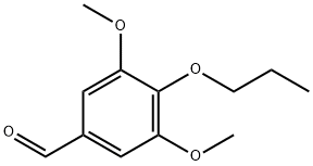 3,5-dimethoxy-4-propoxybenzaldehyde Struktur