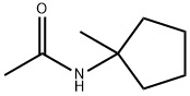 Acetamide, N-(1-methylcyclopentyl)- Struktur