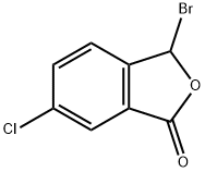 1(3H)-Isobenzofuranone, 3-bromo-6-chloro- Struktur