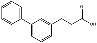 [1,1'-biphenyl]-3-propanoic acid Struktur