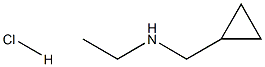 (cyclopropylmethyl)(ethyl)amine hydrochloride Struktur