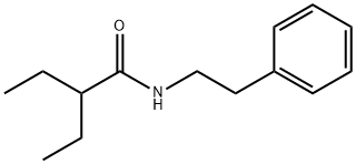 2-ethyl-N-(2-phenylethyl)butanamide Struktur