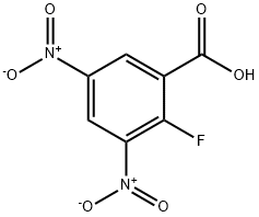 Benzoic acid, 2-fluoro-3,5-dinitro- Struktur