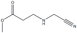 methyl 3-[(cyanomethyl)amino]propanoate Struktur