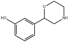 3-(morpholin-2-yl)phenol Struktur