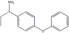 1-(4-phenoxyphenyl)propan-1-amine Struktur