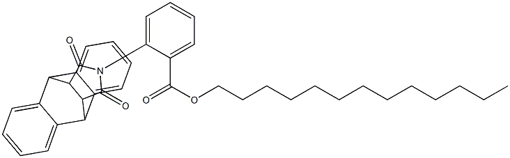 tridecyl 2-(16,18-dioxo-17-azapentacyclo[6.6.5.0~2,7~.0~9,14~.0~15,19~]nonadeca-2,4,6,9,11,13-hexaen-17-yl)benzoate Struktur