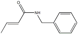 (2E)-N-benzylbut-2-enamide Struktur