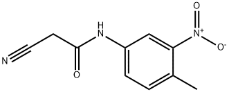 2-cyano-N-(4-methyl-3-nitrophenyl)acetamide Struktur