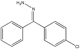 (E)-[(4-chlorophenyl)(phenyl)methylidene]hydrazine Struktur