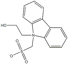 methanesulfonic acid 2-carbazol-9-ylethyl ester Struktur