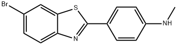 4-(6-Bromo-2-benzothiazolyl)-N-methylbenzenamine Struktur