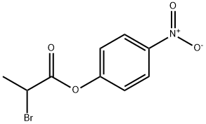 4-nitrophenyl 2-bromopropanoate Struktur