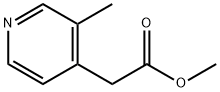 methyl 2-(3-methylpyridin-4-yl)acetate Struktur