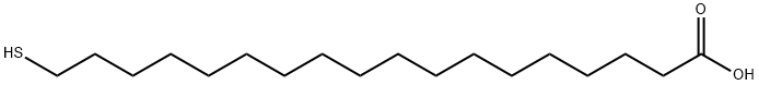 18-mercaptooctadecanoic acid Struktur