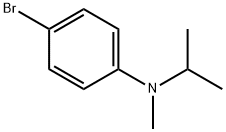 Benzenamine, 4-bromo-N-methyl-N-(1-methylethyl)- Struktur