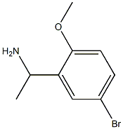 1-(5-bromo-2-methoxyphenyl)ethan-1-amine Struktur