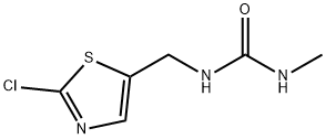 Urea, N-[(2-chloro-5-thiazolyl)methyl]-N'-methyl- Struktur