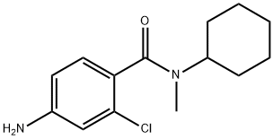 4-amino-2-chloro-N-cyclohexyl-N-methylbenzamide Struktur