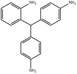 Benzenamine, 2-[bis(4-aminophenyl)methyl]- Struktur