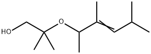 2-((3,5-dimethylhex-3-en-2-yl)oxy)-2-methylpropan-1-ol Struktur