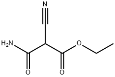 ethyl 2-carbamoyl-2-cyanoacetate Struktur