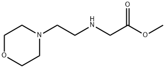 methyl 2-{[2-(morpholin-4-yl)ethyl]amino}acetate Struktur