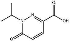 6-oxo-1-(propan-2-yl)-1,6-dihydropyridazine-3-carboxylic acid Struktur