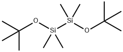 1，2-Di-tert-butoxy-1，1，2，2-tetramethyldisilane Struktur