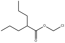 2-Propyl-pentanoic acid chloromethyl ester Struktur