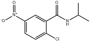 2-chloro-5-nitro-N-(propan-2-yl)benzamide Struktur