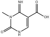 4-iMino-3-Methyl-2-oxo-1,2,3,4-tetrahydropyriMidine-5-carboxylic acid Struktur