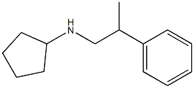 N-(2-phenylpropyl)cyclopentanamine Struktur