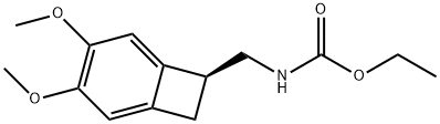 (1S)-4, 5-dimethoxyl-1 -(ethoxycarbonyl aminomethyl) -benzocyclobutane Struktur