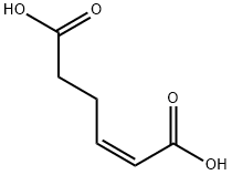 2-hexene-1,6-dioic acid Struktur