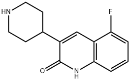 5-FLUORO-3-PIPERIDIN-4-YLQUINOLIN-2(1H)-ONE Struktur