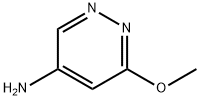 4-Amino-6-methoxypyridazine Struktur