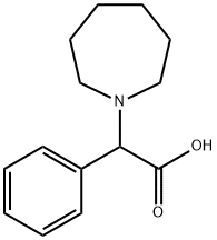 2-(azepan-1-yl)-2-phenylacetic acid Struktur