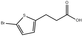 3-(5-bromothiophen-2-yl)propanoic acid Struktur