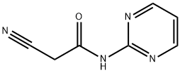 2-cyano-N-pyrimidin-2-ylacetamide Struktur