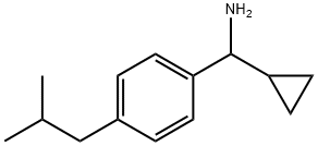 cyclopropyl[4-(2-methylpropyl)phenyl]methanamine Struktur