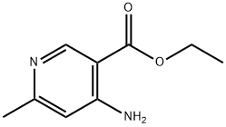 Ethyl 4-amino-6-methylnicotinate Struktur