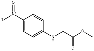 methyl 2-[(4-nitrophenyl)amino]acetate Struktur